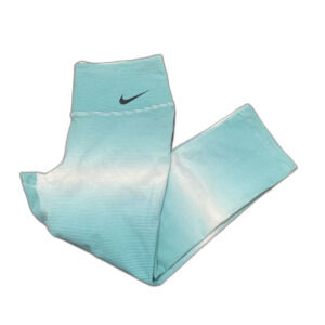 Nike Dri Fit Crop Striped Leggings Athleisure